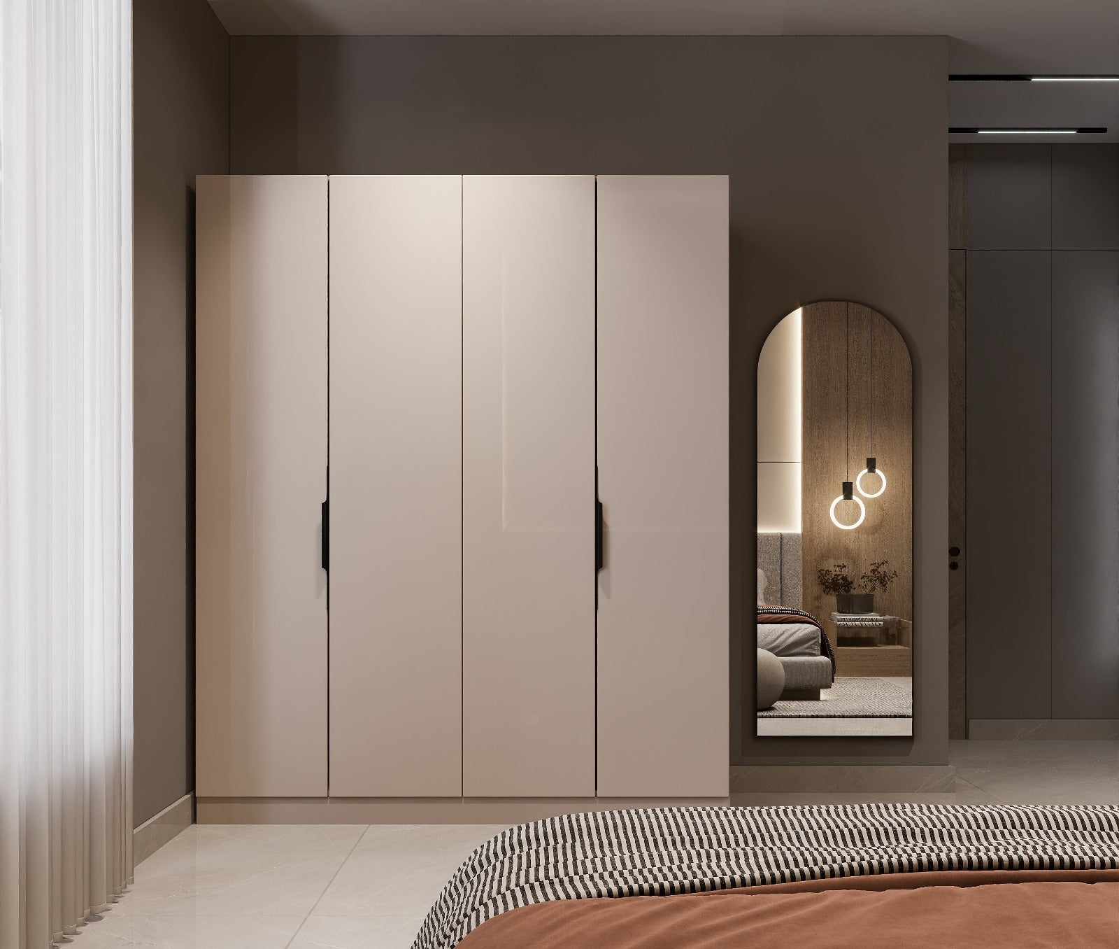 Wardrobe 4 Wooden Door