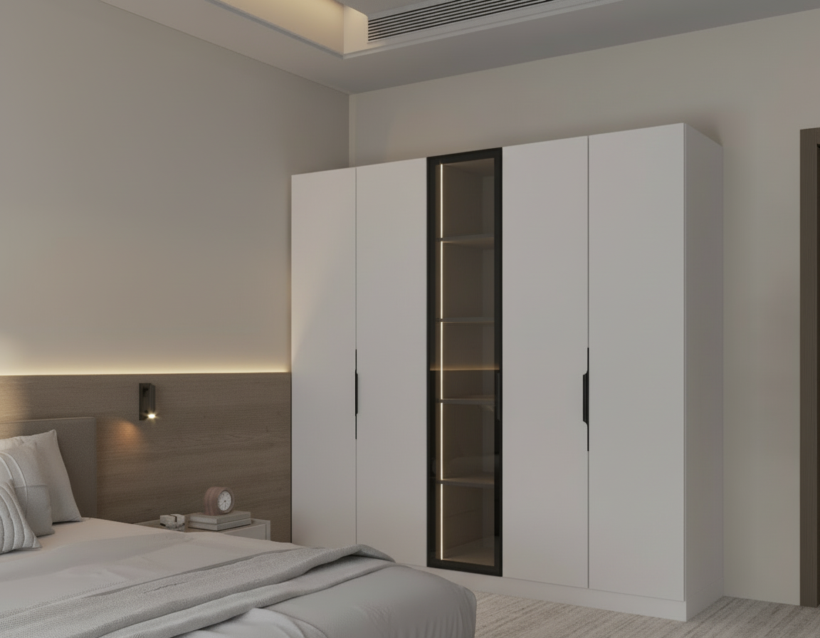 Designer 5 Door Wardrobe