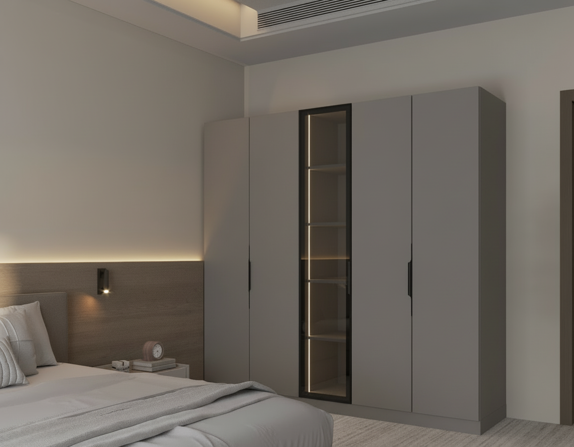 Designer 5 Door Wardrobe