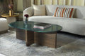 Marble Oval Top Coffee Table
