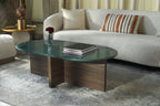 Marble Oval Top Coffee Table
